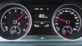 2013 Volkswagen Golf VII 1.4 TSI 122 HP 0-100 km/h & 0-100 mph Acceleration