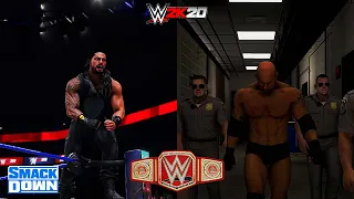 WWE 2K20: Roman Reigns Vs Goldberg - Universal Title Match | SmackDown | PC - Full HD @ 1080p