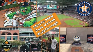 Houston Astros Minute Maid Park 2021 | Virtual Tour | I Walked Throughout the Whole Stadium | Texas