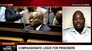 Correctional Services on Zuma's request to attend his brother's funeral: Singabakho Nxumalo