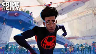 Miles Escapes the Spiders | Spider-Man: Across the Spider-Verse