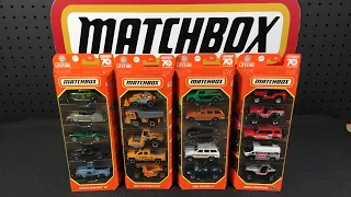 4 New Matchbox 2023 5 Packs!