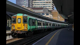 Southern Class 455s @ London Bridge During Rush Hour - 12th May 2022