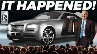IT'S BACK! Rolls Royce CEO Announces The Return Of The Rolls Royce Wraith!