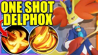 Pro Players are dominating with FIRE BLAST SPIN DELPHOX | Pokemon Unite