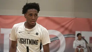 Tahaad Pettiford is TOO HARD 2 Guard! Southpaw Jersey Guard - Mid-season EYBL mix