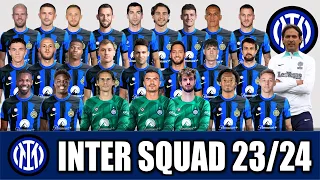 INTER MILAN SQUAD SEASON 2023/24 FEAT Klaassen,Benjamin Pavard,Alexis Sánchez,Yann Sommer,Cuadrado