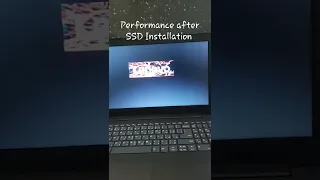 Lenovo ideapad 320 Performance after SSD Installation..