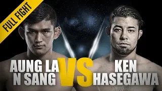 ONE: Full Fight | Aung La N Sang vs. Ken Hasegawa | Thunder In Thuwunna | June 2018