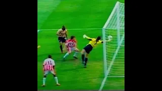 On this day 20 years ago 39 year-old David Seaman with the greatest save of all time #football