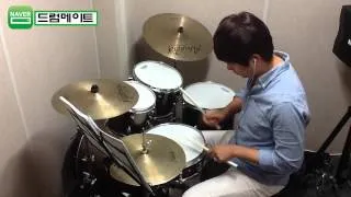 [Lv.1] "As a total opposite-Baek Ji Young" Drum Cover(Drum sheet music shop-DRUMMATE)