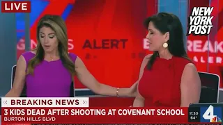 Nashville news anchors break down while reporting on school shooting | New York Post