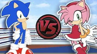 SONIC vs AMY: LOVE SONG! (Sonic the Hedgehog Music Video) | CARTOON RAP ATTACK