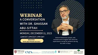 A Conversation with Dr. Ghassan Abu-Sittah