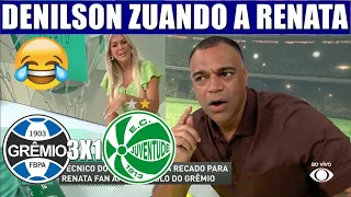 DENILSON ZANDO A RENATA FAN APOS GREMIO 3 X 1 JUVENTUDE PELO GAUCHÃO 2024