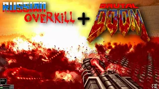Play Nuts.WAD but with Brutal Doom and Russian Overkill [Doom Mod]