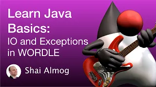 Java Basics - IO & Exceptions in WORDLE | Learn to code, Java Course