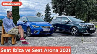 Seat Ibiza y Arona: ¿Utilitario o SUV? | Prueba / Test / Review en español | coches.net