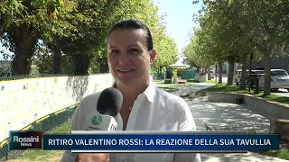 RITIRO VALENTINO ROSSI, LA REAZIONE DELLA SUA TAVULLIA