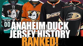 Ranking Anaheim Ducks Jersey History!