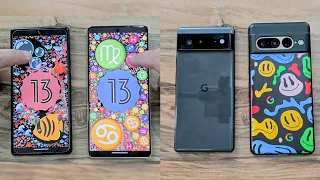 Google Pixel 6 vs Google Pixel 7 Pro / Android 13