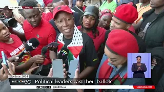 2024 Elections | EFF leader Julius Malema casts his vote