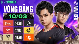 ING VS BSS | 1S VS HEV | SGP VS FPT - VÒNG BẢNG ĐTDV MÙA XUÂN 2024 | NGÀY 10/03