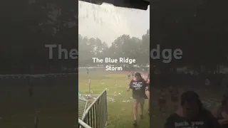 The storm that ended the music early at Blue Ridge Rock Festival #brrf #weatherdelay #brrf23