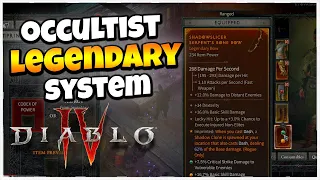 Occultist: How The Legendary Itemization System Works in Diablo 4 Beta! IMPRINT POWERS!