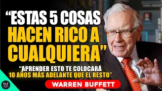 "¡No IGNORES estas 5 cosas si realmente quieres ser RICO y salir de la pobreza!" - Warren Buffett