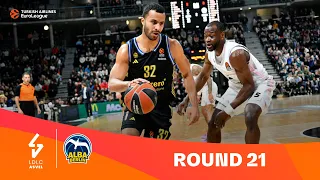 LDLC ASVEL Villeurbanne-ALBA Berlin | Round 21 Highlights | 2023-24 Turkish Airlines EuroLeague