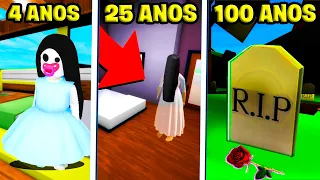 CICLO de VIDA da MENINA FANTASMA Brookhaven Historinhas no Roblox