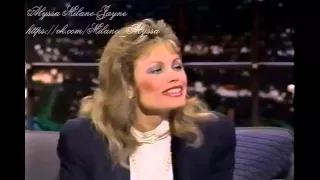 Alyssa Milano Marlon Jackson interview  Late Show 1987