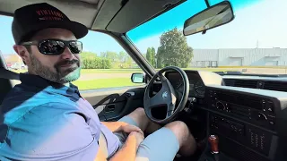 1984 BMW 633CSi 5-Speed Walk Around and Driving POV