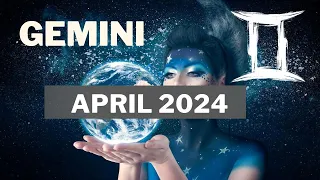 Gemini  April Horoscope 2024. Solar Eclipse in Aries and Mercury Retrograde