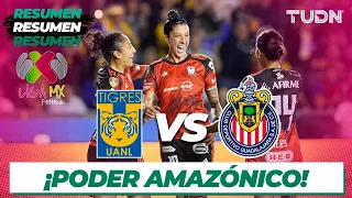 Resumen y goles | Tigres vs Chivas | Liga Mx Femenil - CL2024 J12 | TUDN