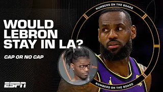 Will LeBron LEAVE the Lakers without a playoff run? 👀 Kenny calls CAP 😳 | Numbers on the Board