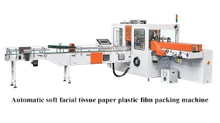 Automatic facial tissue paper single package and bundle packing machine