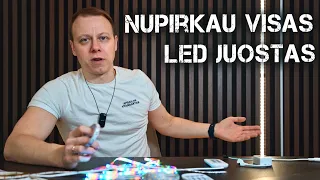 Kokios LED juostos pasirinkti 2024 metais! Apžvalga ir palyginimas visų variantų