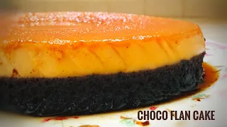 CHOCO CARAMEL CUSTARD CAKE/ FLAN CAKE / MAGIC OUT OF HANDS