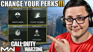 Huge Mistake with Perks in Warzone 3 | Stop Using Perks that Don't Actually Help