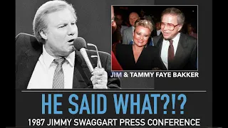 Jimmy Swaggart Press Conference about Jim & Tammy Faye 1987 (pride before the fall)!