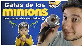 Cómo hacer GAFAS de MINION / Lentes de Minion / DIY MINIONS GOGGLES