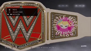 Alexa Bliss Custom side Plates