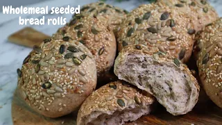 YOU WILL NEVER BUY BREAD AFTER MAKING THIS WHOLE-SEED BREAD ROLLS RECIPE | VERY EASY RECIPE