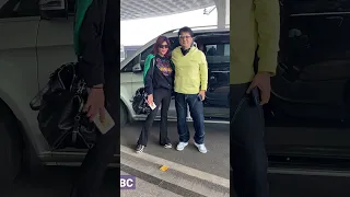 Sajid Nadiadwala and wife spotted at airport