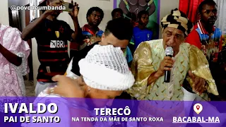 PAI DE SANTO IVALDO NA CASA DA MÃE DE  SANTO ROXA EM BACABAL- MA