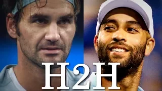 Federer vs Blake - All 11 H2H Match Points (HD)