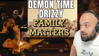 DRAKE DROPPING BOMBS!!!! FAMILY MATTERS | REACTION - Kendrick needs a NUKE at this point...
