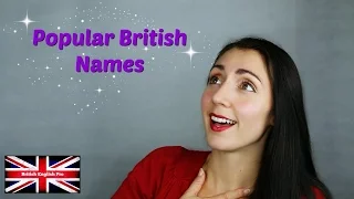 Pronounce Popular British NAMES: Learn BRITISH ENGLISH